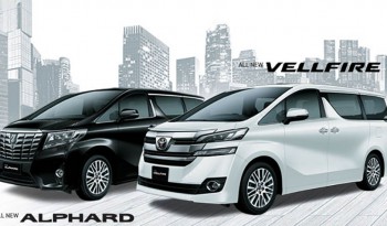 TOYOTA VELLFIRE 2.5L / 3.5L full